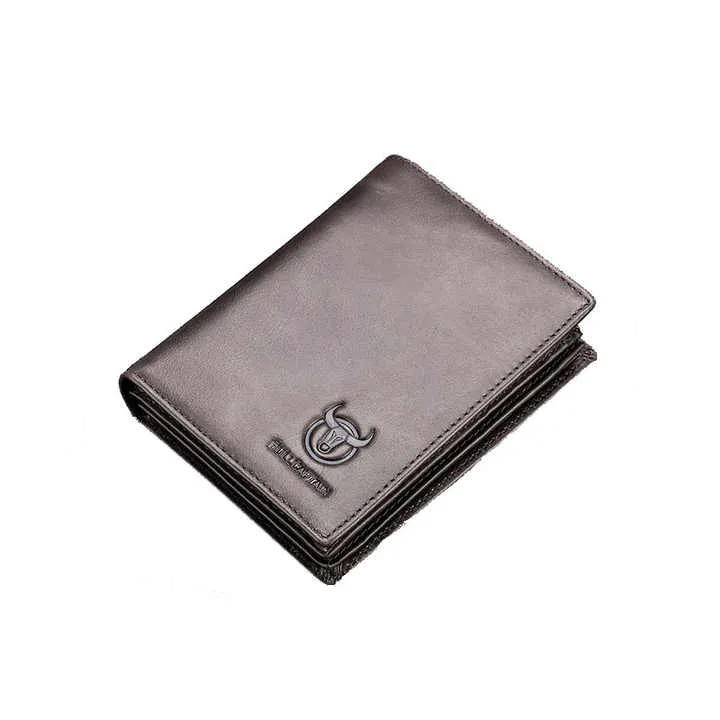 جلد طبيعي RFID حجب المال كليب بطاقة الائتمان . Genuine Leather RFID Blocking Money Clip Credit Card Wallet Leather