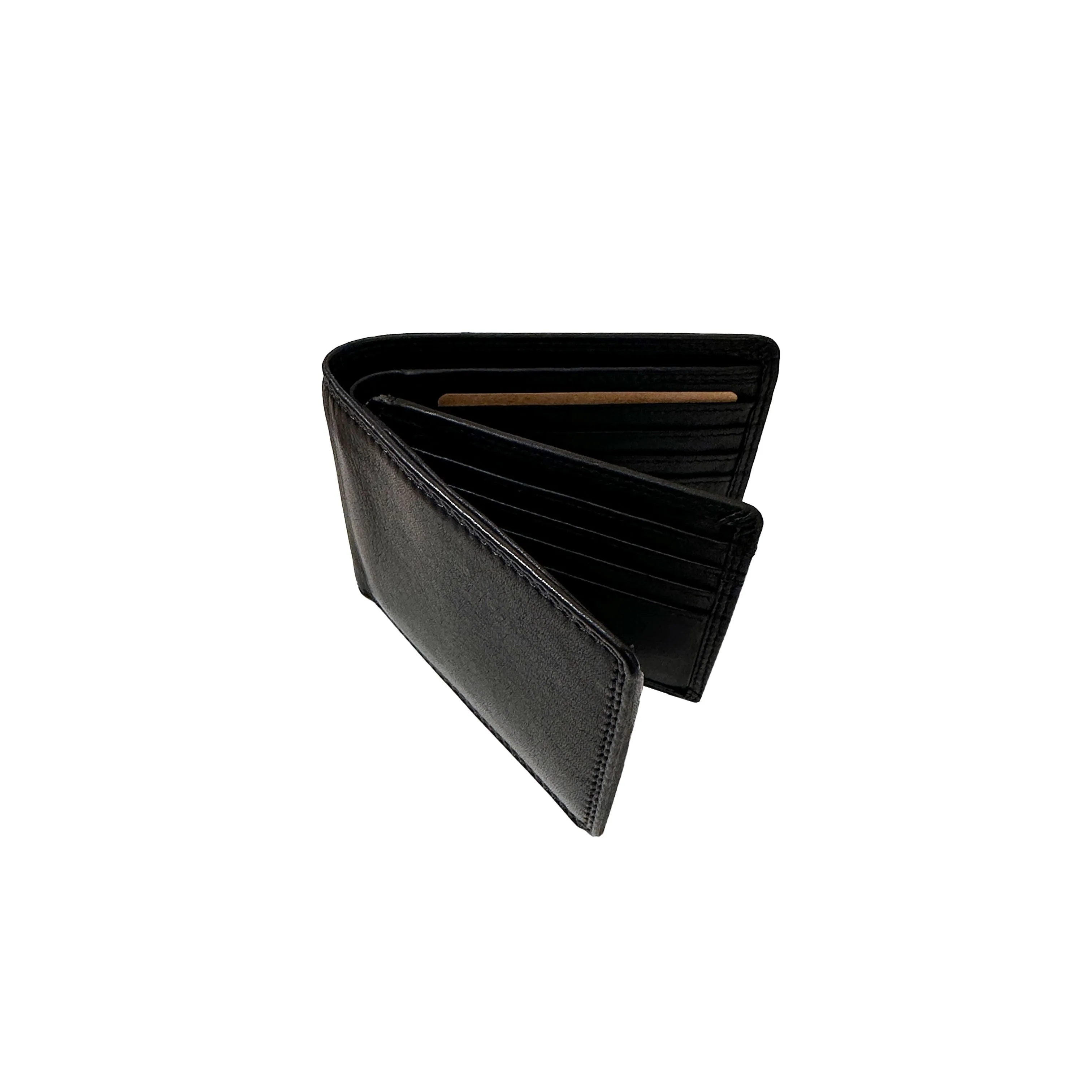 Adrian Klis Leather Billfold Wallet 114 - Black