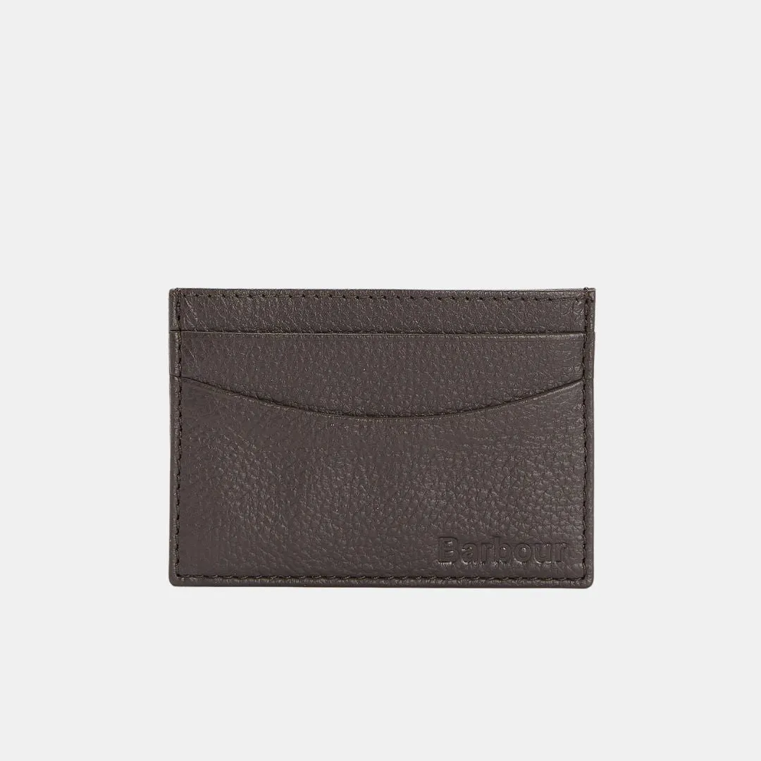 Amble Leather Card Holder (Dark Brown)