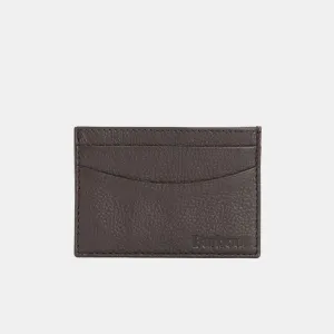 Amble Leather Card Holder (Dark Brown)