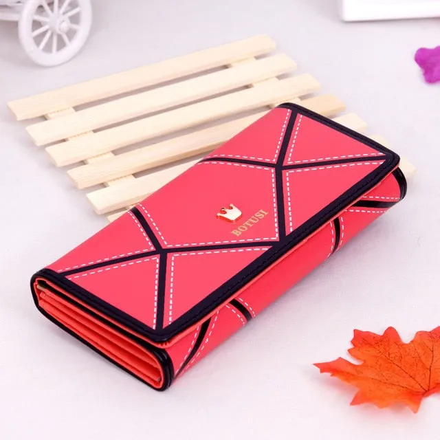 BOTUSI 2019 PU Leather Women Wallets Ladies