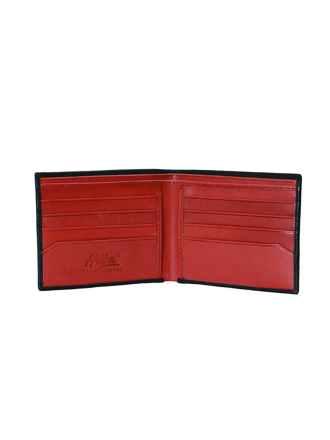 BS-3024 BLACK/TAN LEATHER WALLETS