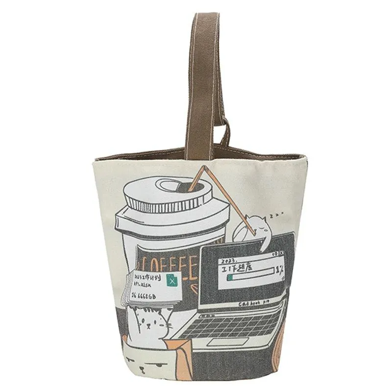 Cartoon Style Handbag - Cute Portable Outdoor