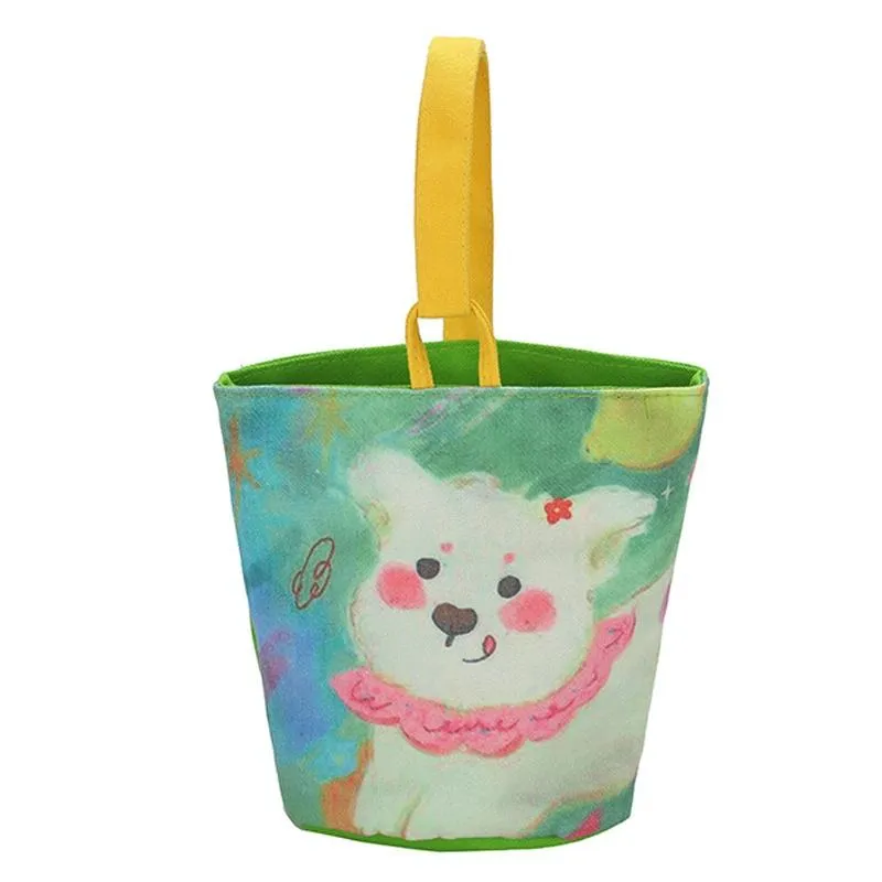 Cartoon Style Handbag - Cute Portable Outdoor