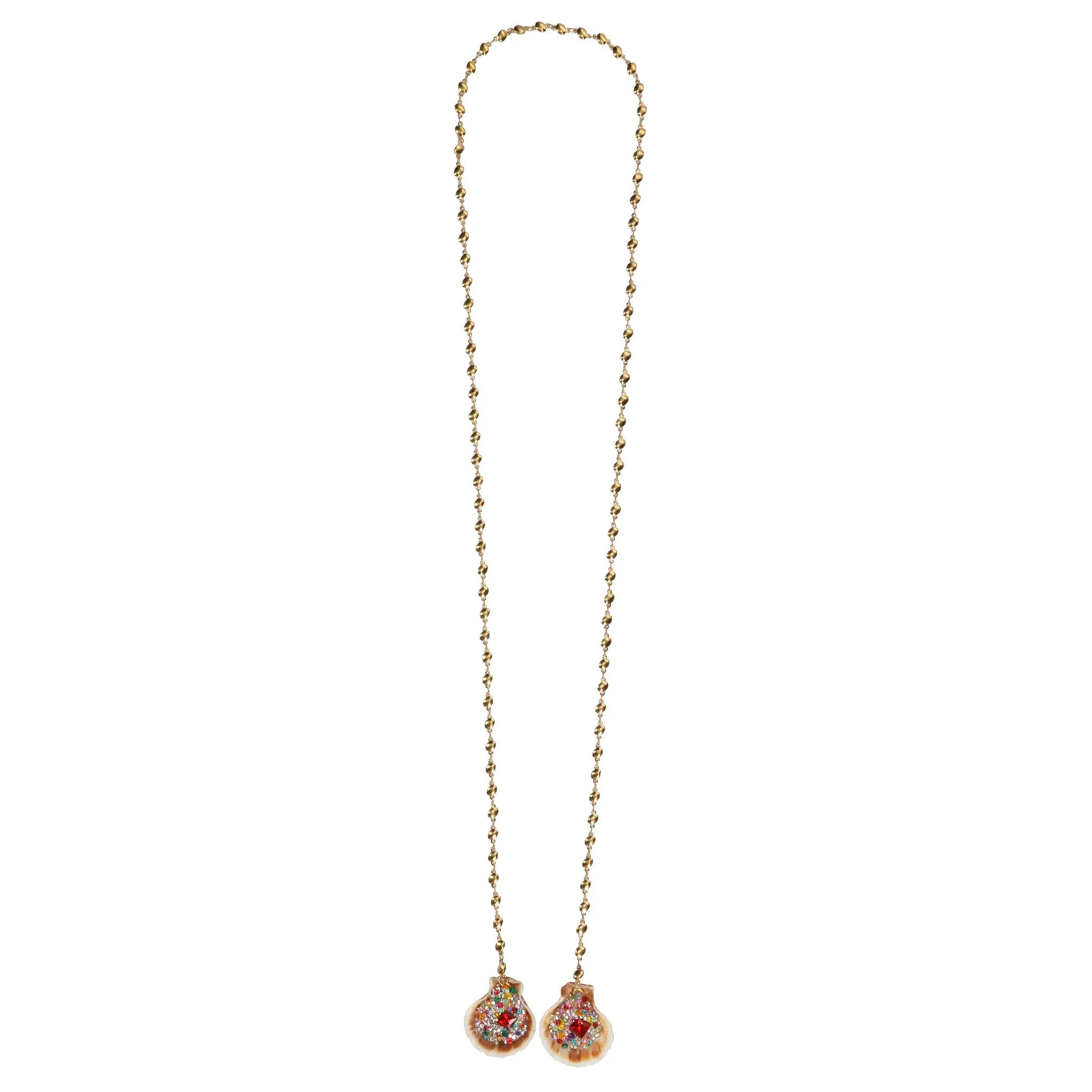 COLORED DIAMOND PEARL CHAIN / MULTI COLOR