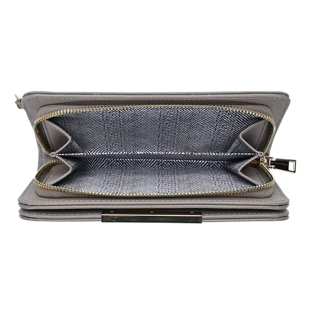 iLLASPARKZ Faux Leather Zipper Wallet