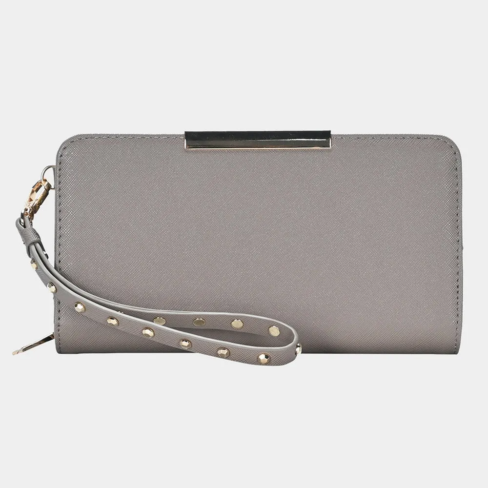 iLLASPARKZ Faux Leather Zipper Wallet