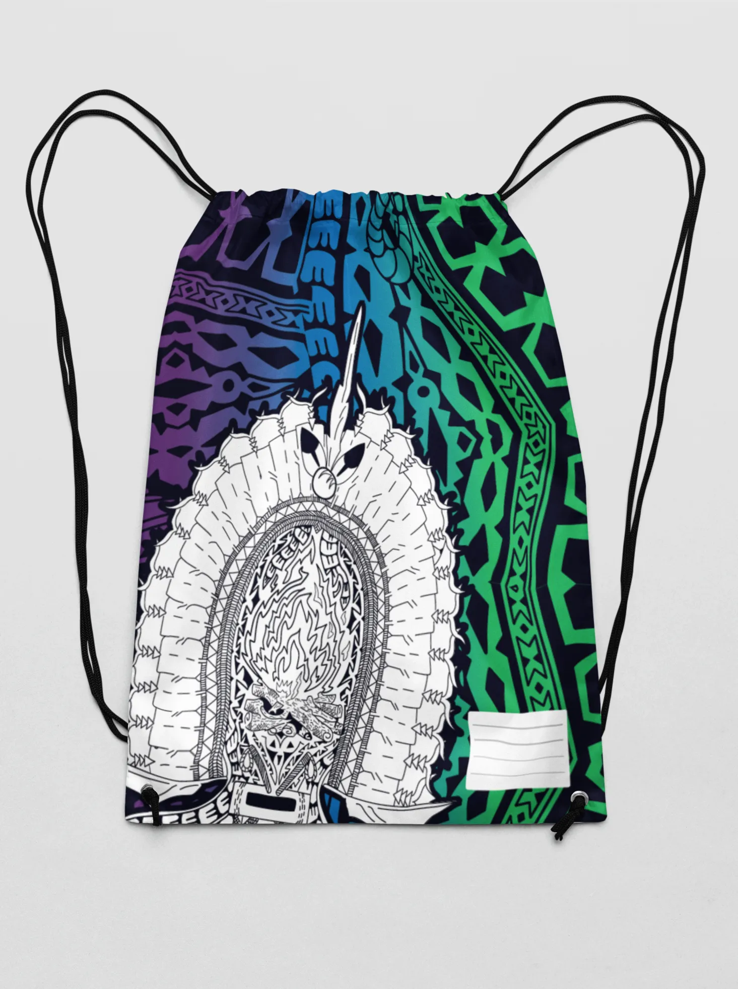 Keep The Fire Burning! Blak, Loud and Proud - NAIDOC 2024 Drawstring Bag