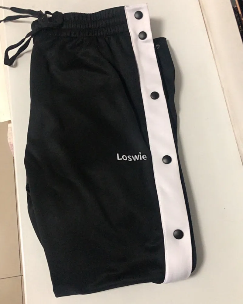 Loswie trousers,Men's Lightweight Sweatpants Loose Fit Open Bottom Mesh Athletic Pants