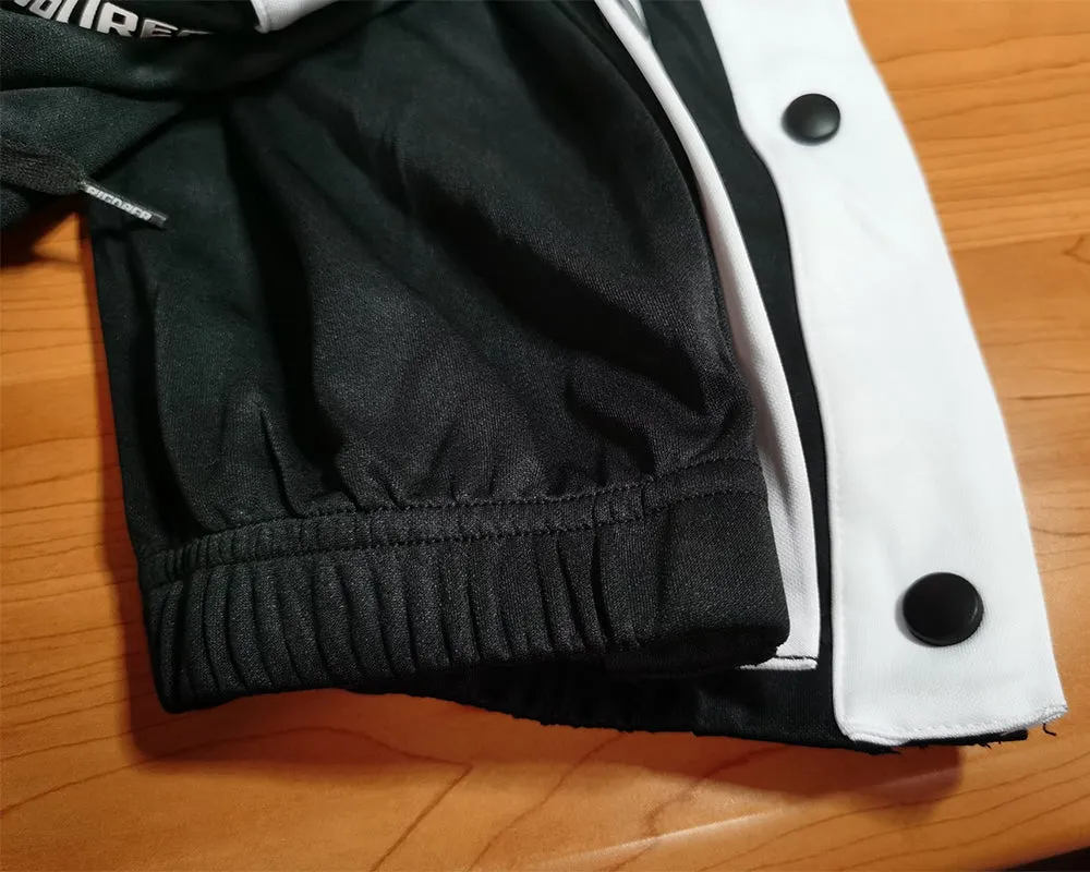 Loswie trousers,Men's Lightweight Sweatpants Loose Fit Open Bottom Mesh Athletic Pants