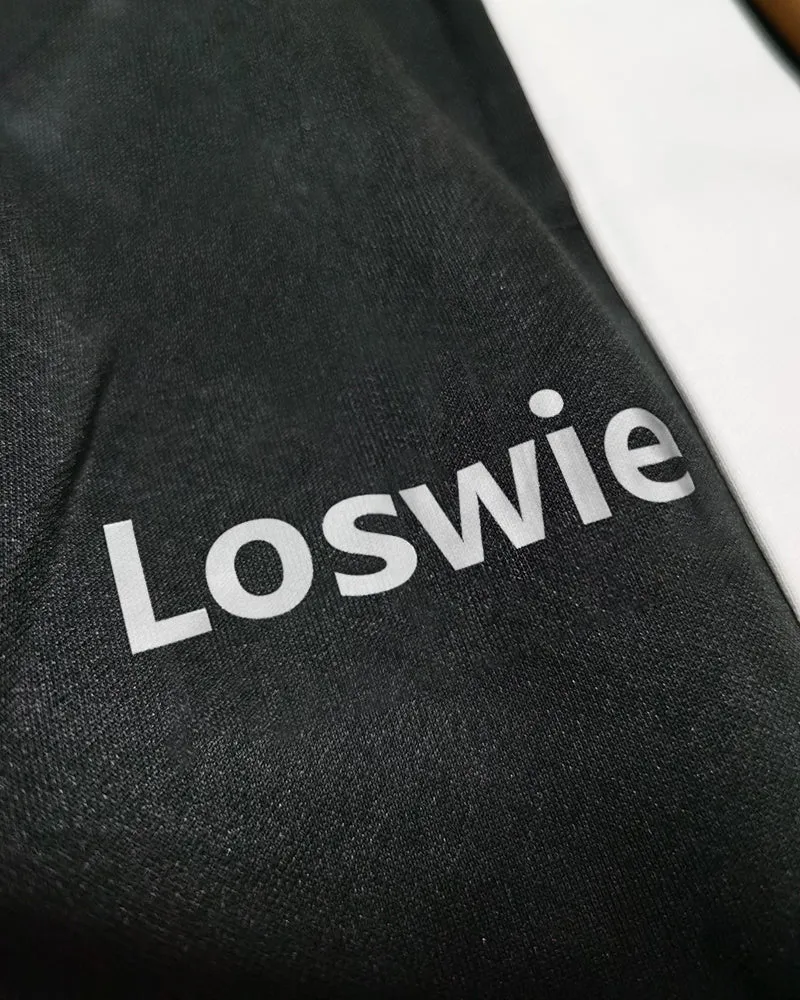 Loswie trousers,Men's Lightweight Sweatpants Loose Fit Open Bottom Mesh Athletic Pants