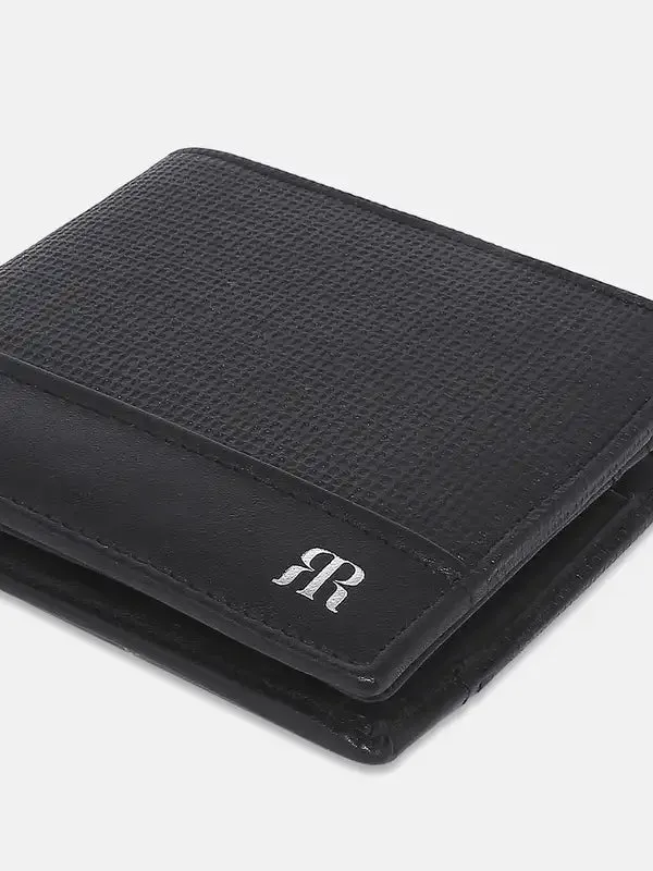 Men Black Leather Wallet