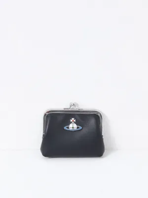NAPPA FRAME COIN PURSE_BLACK