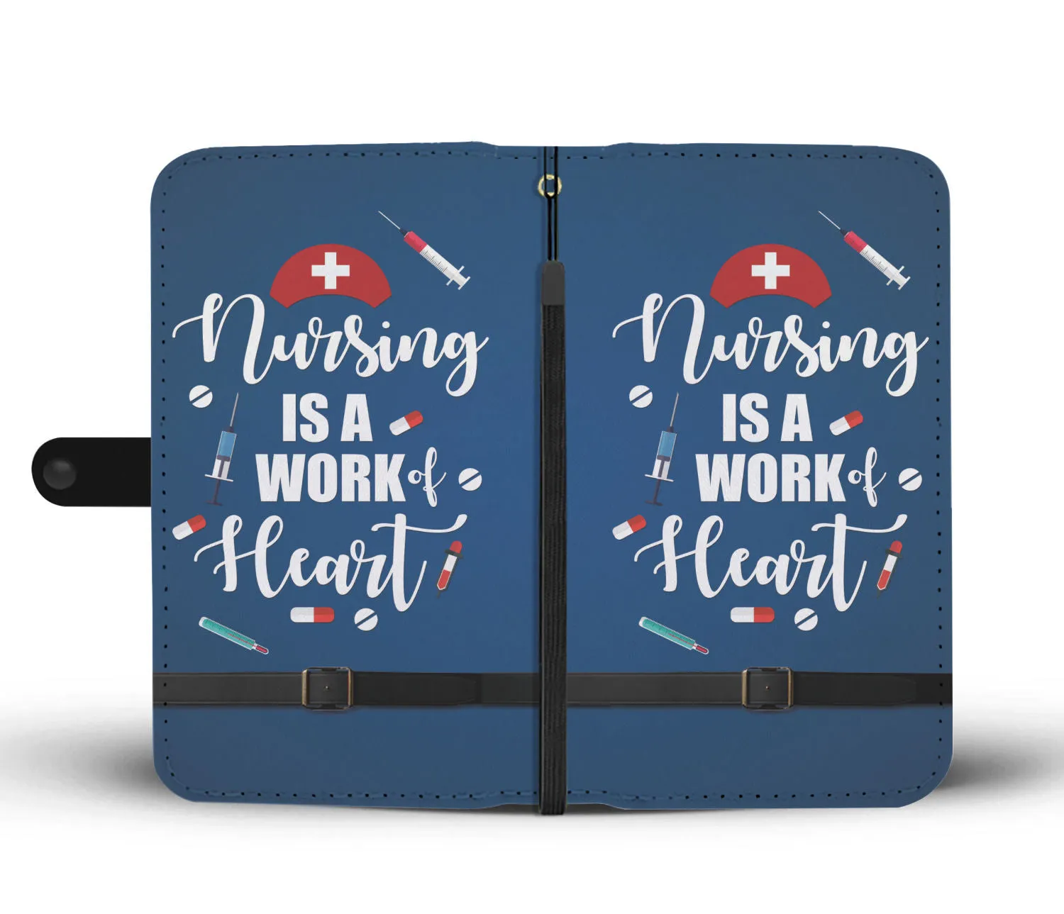 Nursing is a Work of Heart Colorful Wallet Case