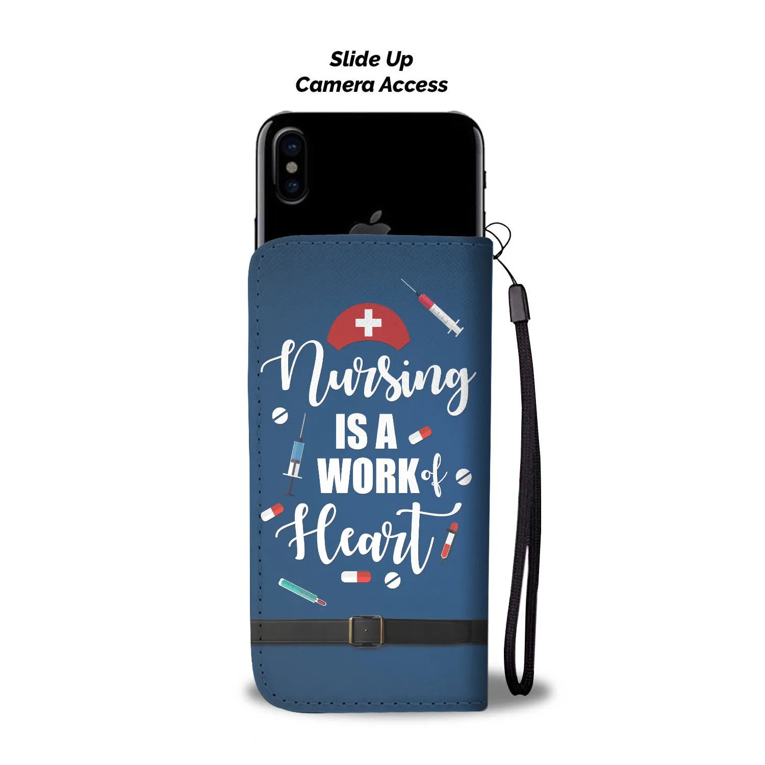 Nursing is a Work of Heart Colorful Wallet Case
