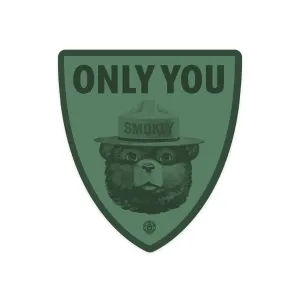 ONLY YOU :: Smokey Bear - Die-cut Sticker