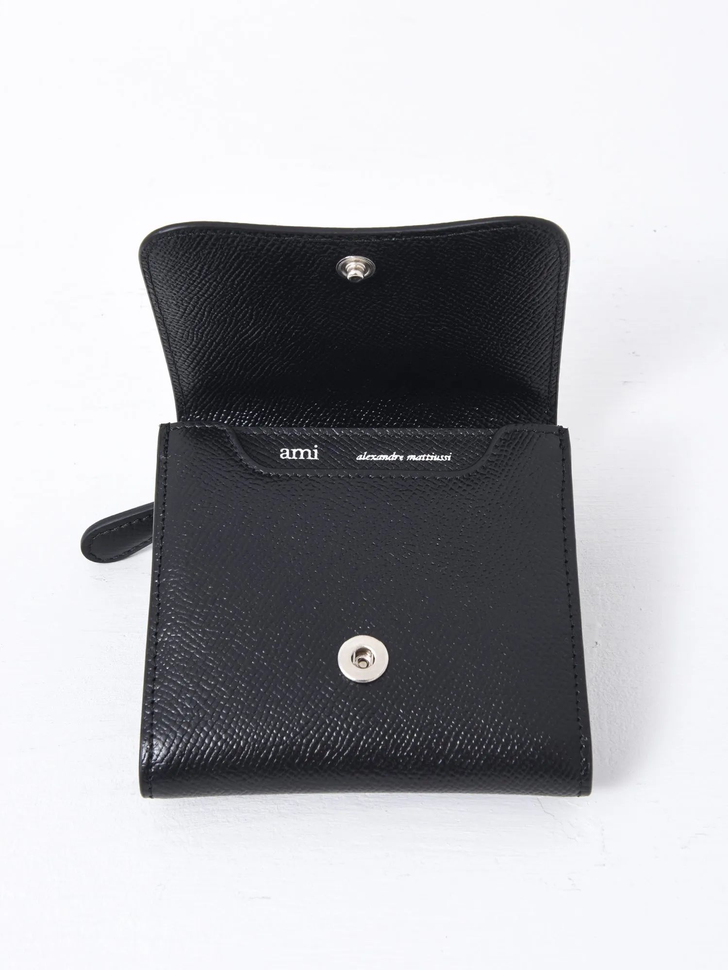 PARIS PARIS COMPACT WAL_BLACK/VIBRATED SILVER/0014