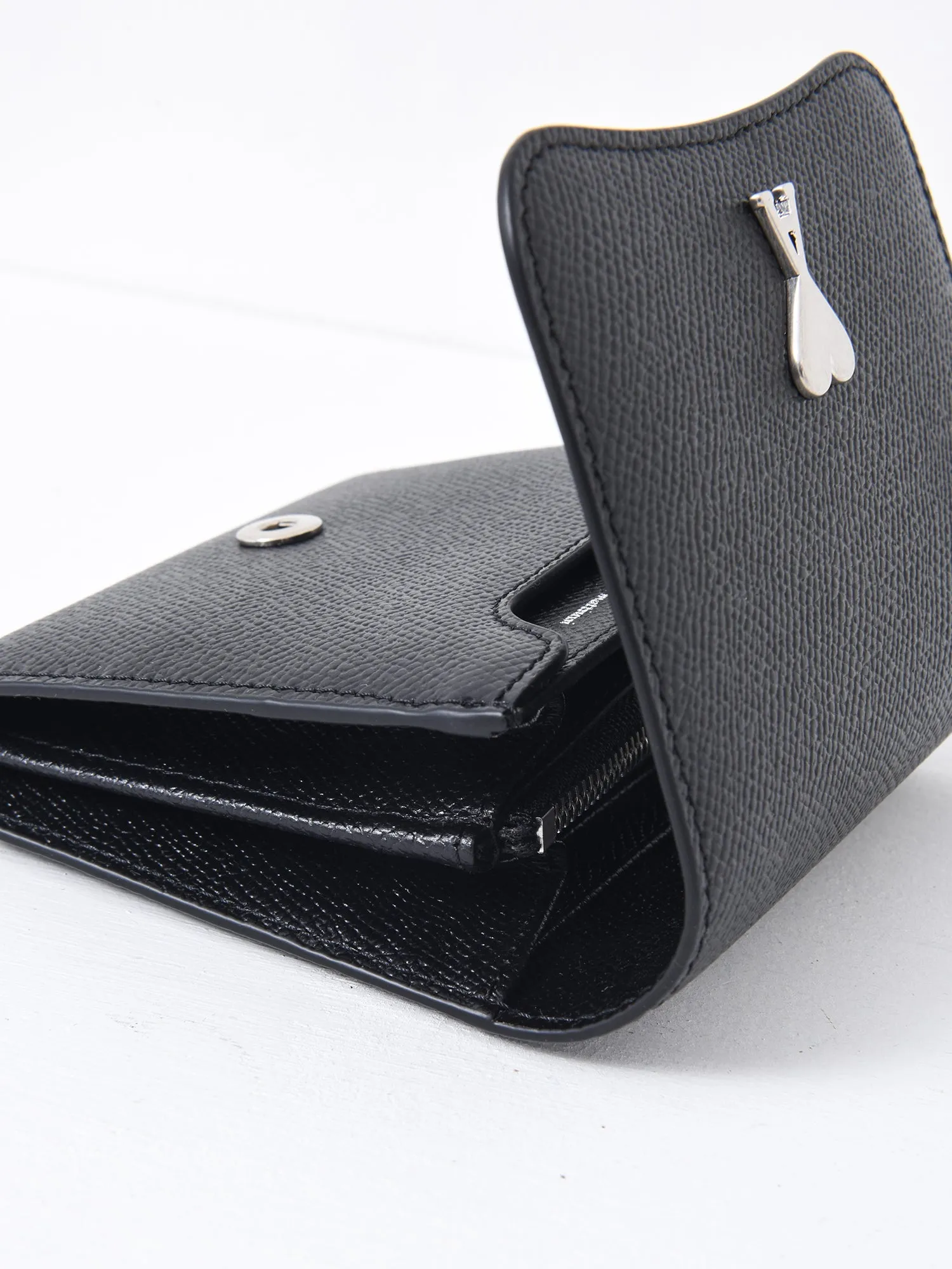 PARIS PARIS COMPACT WAL_BLACK/VIBRATED SILVER/0014