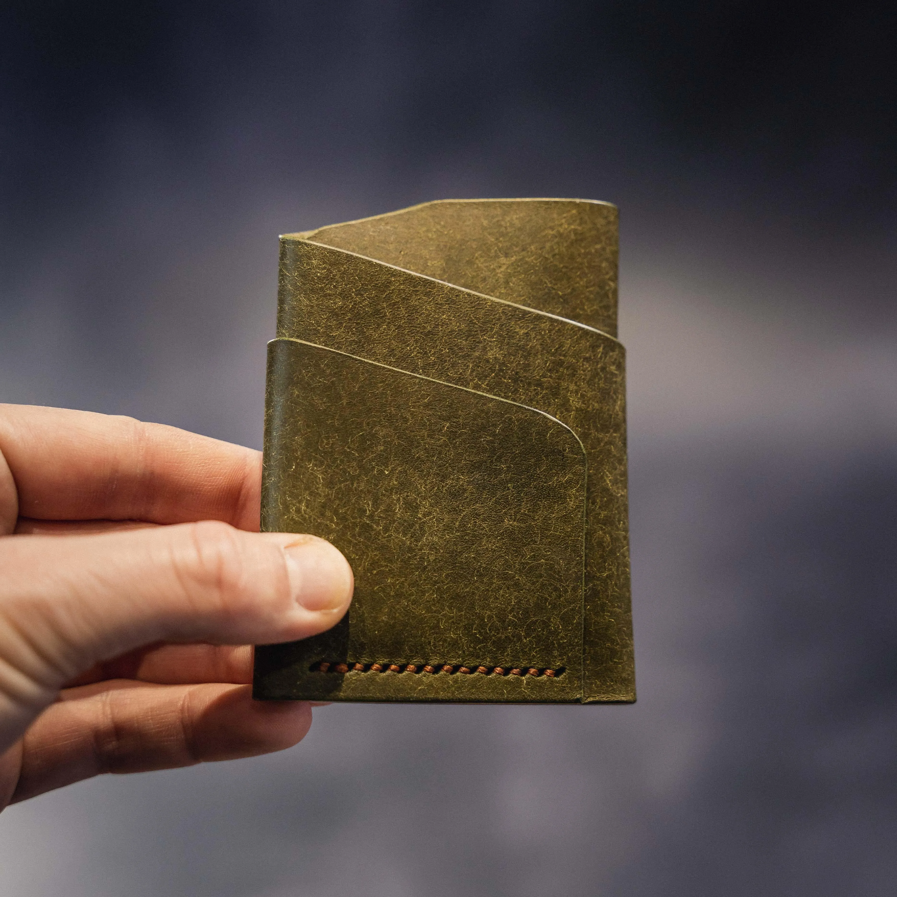 Pembrook 'Sleeve' Leather Cardholder - Ink Black