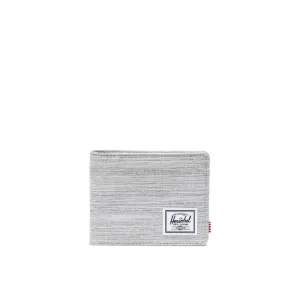 Roy Wallet (Light Grey Crosshatch)
