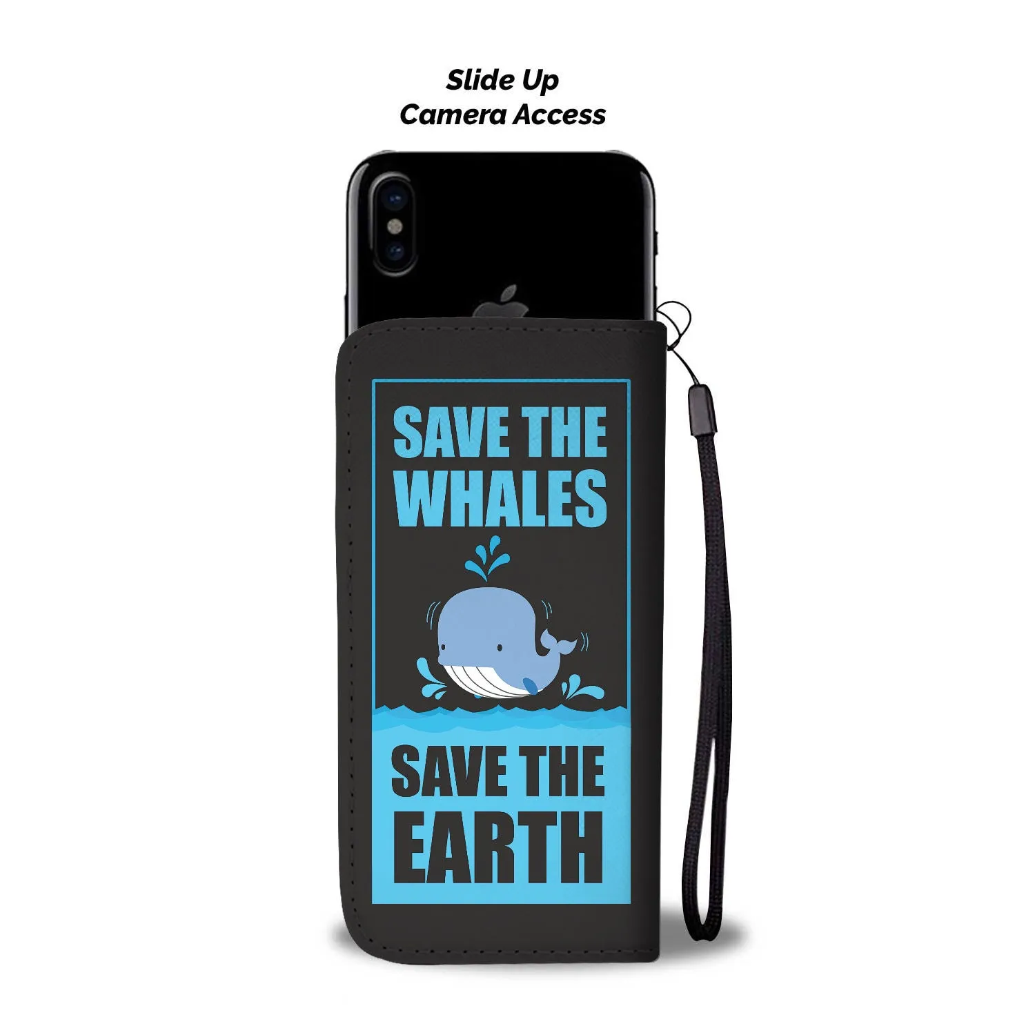 Save the Whales Wallet Case