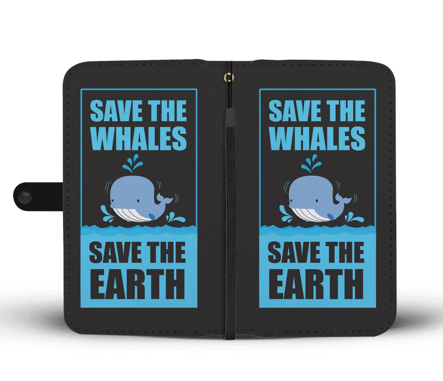 Save the Whales Wallet Case