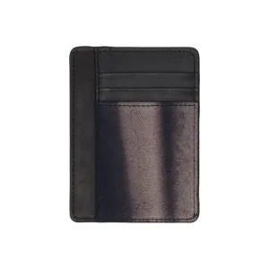 SUN-BLEACHED LEATHER WALLET / BLACK