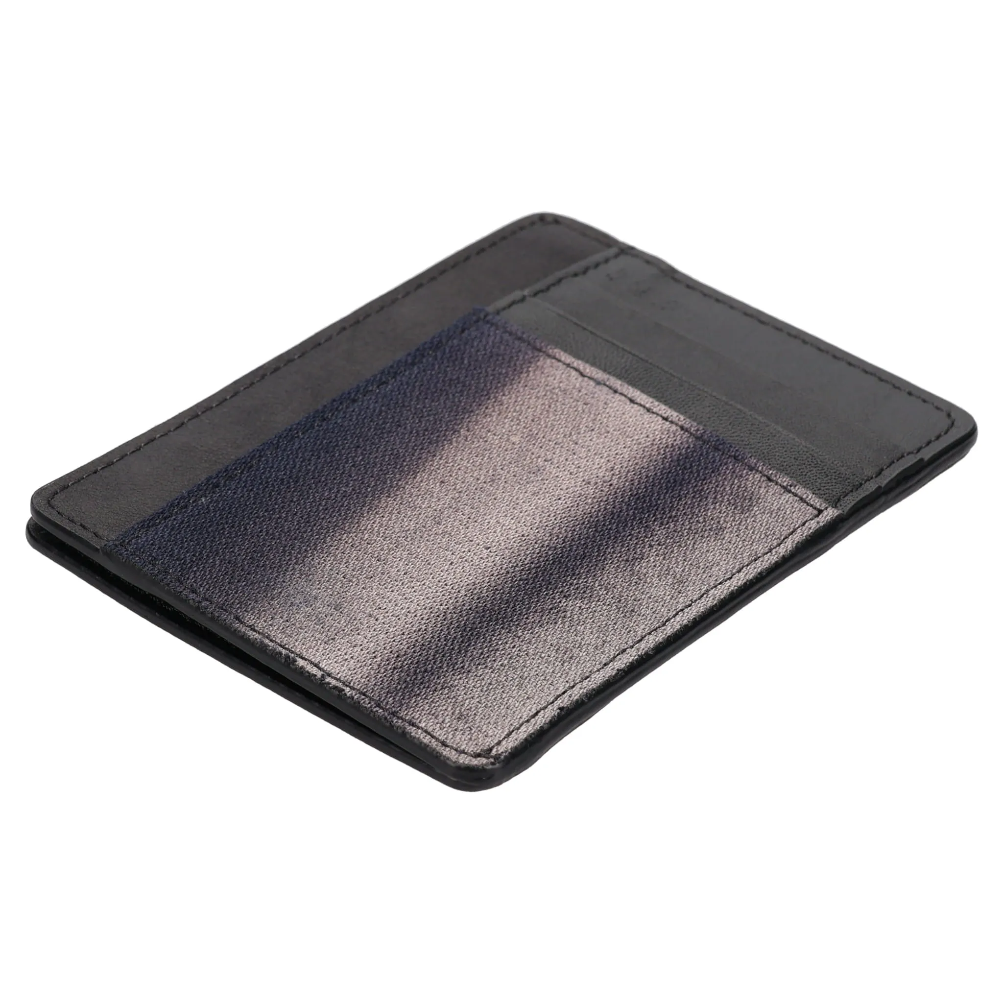 SUN-BLEACHED LEATHER WALLET / BLACK