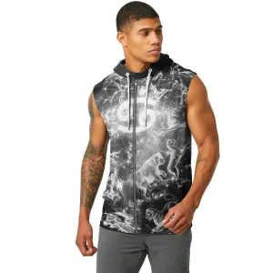 Zodiac Cancer Sleeveless Pullover & Zip Hoodie
