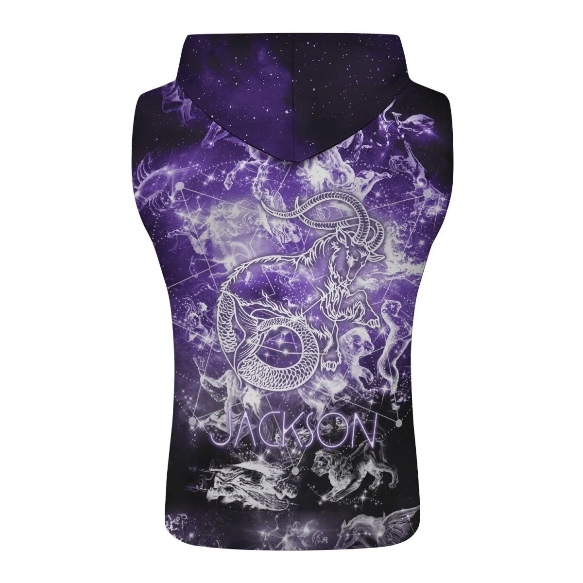 Zodiac Capricorn Sleeveless Pullover & Zip Hoodie